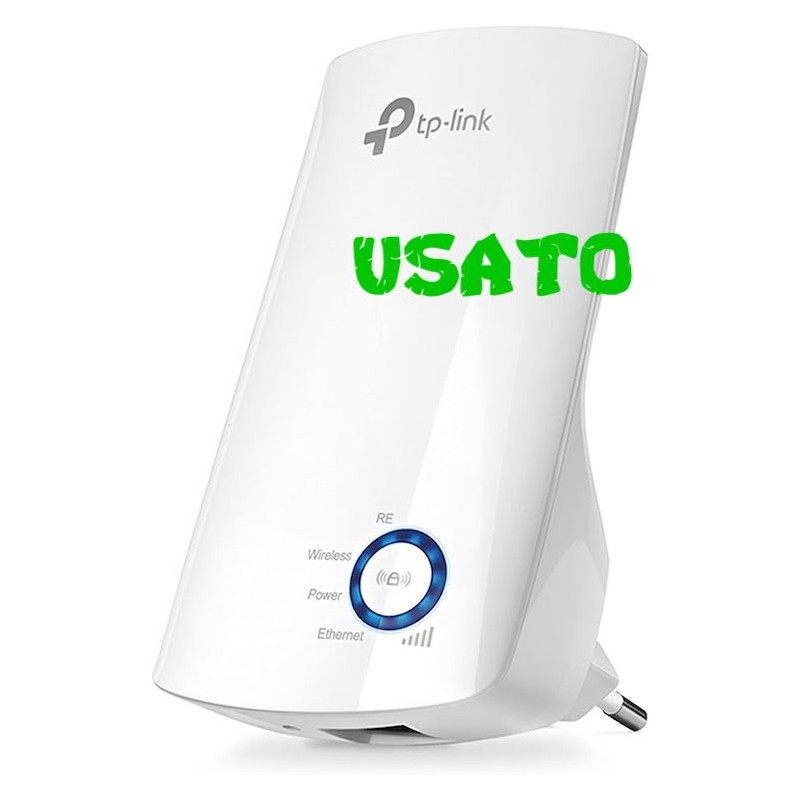 TP-LINK TL-WA850RE RIPETITORE WIRELESS WIFI EXTENDER E ACCESS POINT 300MBPS + PORTA LAN USATO