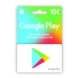 GOOGLE PLAY 15€ RICARICA - GIFT CARD