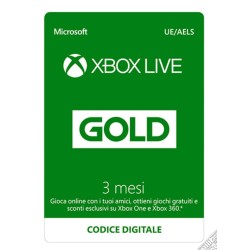 XBOX LIVE GOLD PER 3 MESI...