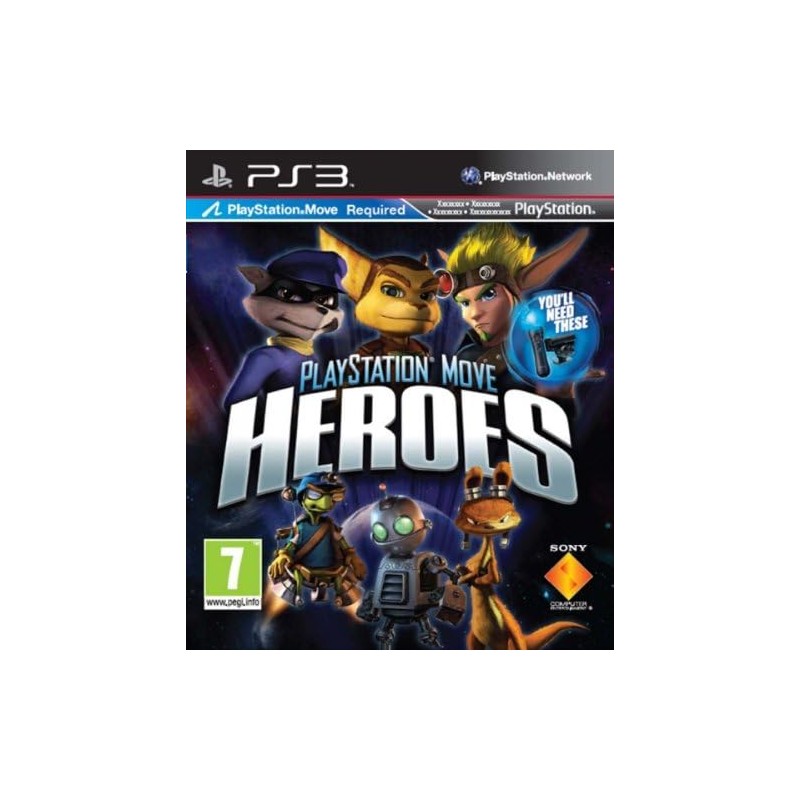 PLAYSTATION MOVE HEROES - RICHIEDE PS MOVE PER PS3 NUOVO