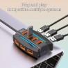 HUB USB 2.0 A 10 PORTE PLUG & PLAY