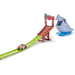 ZURU METAL MACHINES – SHARK ATTACK TRACK GIOCATTOLO PISTA + AUTO + SQUALO
