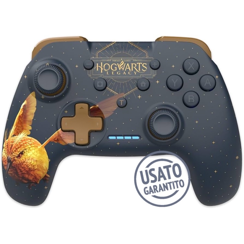 CONTROLLER FREAKS AND GEEKS HARRY POTTER HOGWARTS LEGACY WIRELESS PER NINTENDO SWITCH - USATO GARANTITO