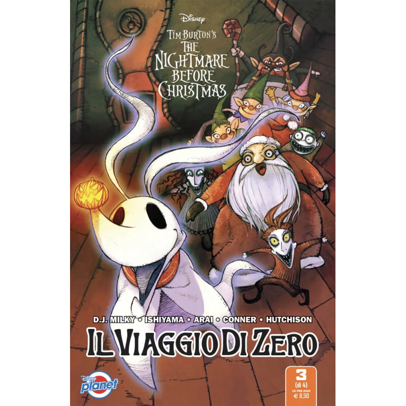 THE NIGHTMARE BEFORE CHRISTMAS:IL VIAGGIO DI ZERO VOLUME 3 EDIZIONE ITALIANA