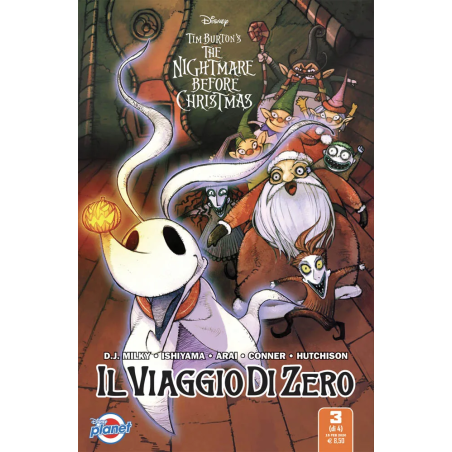 THE NIGHTMARE BEFORE CHRISTMAS:IL VIAGGIO DI ZERO VOLUME 3 EDIZIONE ITALIANA