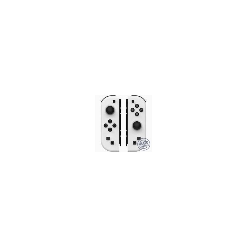 SET JOY-CON WHITE LED COMPATIBILI PER NINTENDO SWITCH - USATI