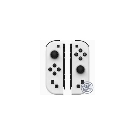 SET JOY-CON WHITE LED COMPATIBILI PER NINTENDO SWITCH - USATI