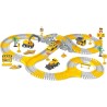 FLEXIBLE CONSTRUCTION CAR TRACK PLAYSET PISTA CON VEICOLI DA 255 PEZZI - PLAYSET 26539
