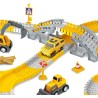 FLEXIBLE CONSTRUCTION CAR TRACK PLAYSET PISTA CON VEICOLI DA 255 PEZZI - PLAYSET 26539