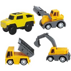 FLEXIBLE CONSTRUCTION CAR TRACK PLAYSET PISTA CON VEICOLI DA 255 PEZZI - PLAYSET 26539