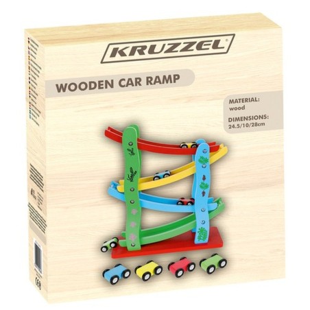 WOODEN SLIDE TRACK + N.4 MACCHININE