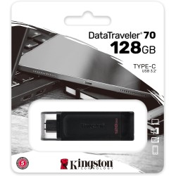 PENDRIVE DA 128 GB KINGSTON PENNINO TYPE-C DATATRAVELER DT70 PENDRIVE USB 3.2 GEN 1