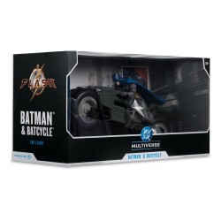 BATMAN CON BATCYCLE DC...