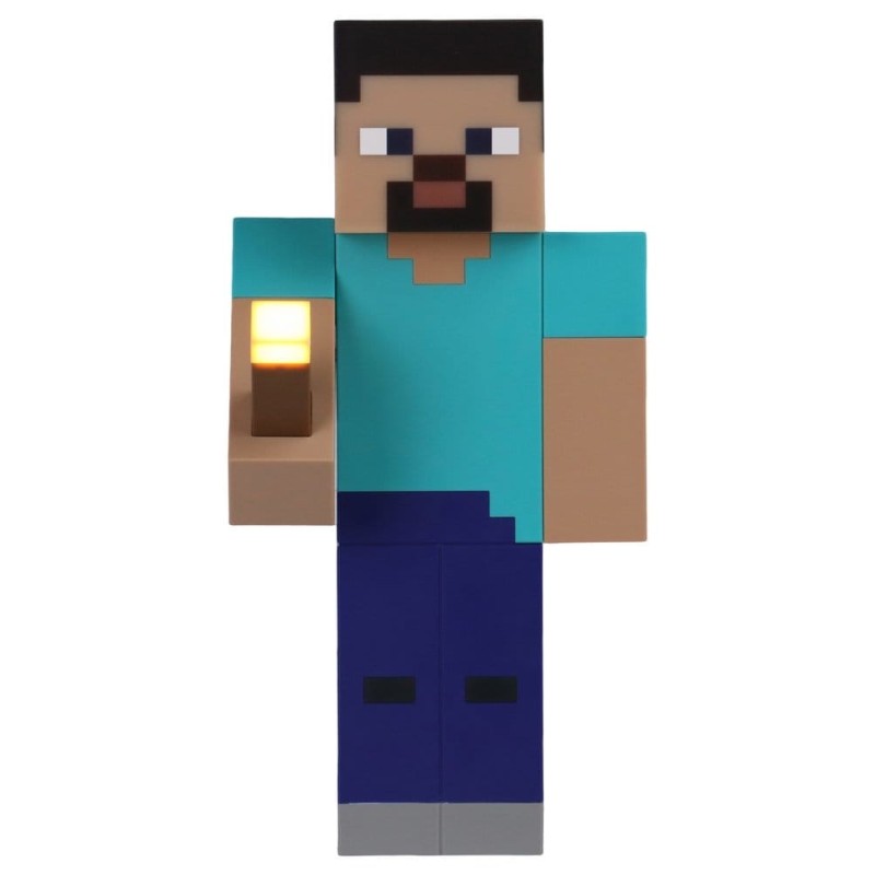 LAMPADA STEVE MINECRAFT 26CM