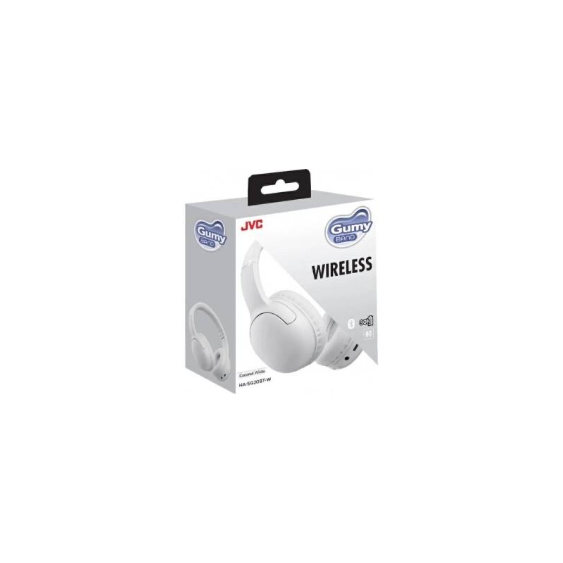 JVC CUFFIE HA-SG20BT-W WIRELESS COLORE COCONUT WHITE