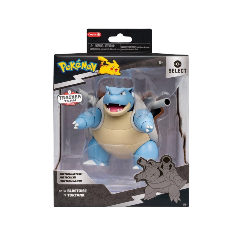 BLASTOISE POKEMON SELECT TRAINER TEAM SERIES DELUXE DA 15 CM