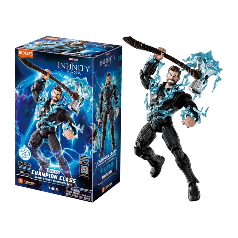 BLOKEES MARVEL THE INFINITY SAGA - THOR CHAMPION CLASS ARTICULATED MODEL KIT
