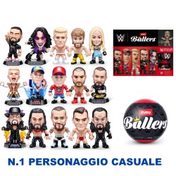 ZURU - MINI WRESTLER DI WWE IN CAPSULA BALLERS - N.1 PERSONAGGIO CASUALE