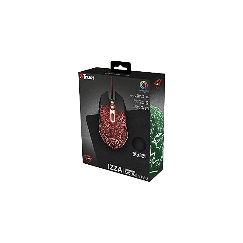 MOUSE DA GAMING TRUST GAMING GXT 783 E TAPPETINO PER MOUSE