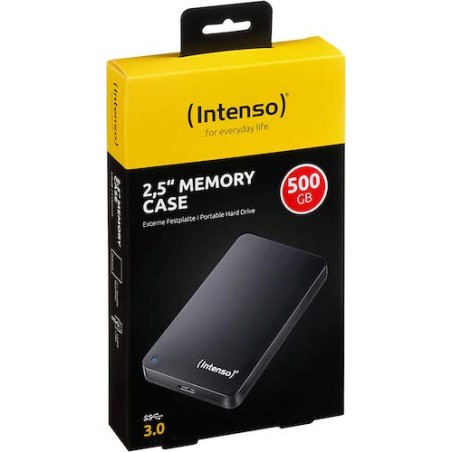 HARD DISK 500 GB INTENSO EXTERNAL HARD DRIVE- IDEALE ESPANSIONE MEMORIA PS4 E XBOX ONE