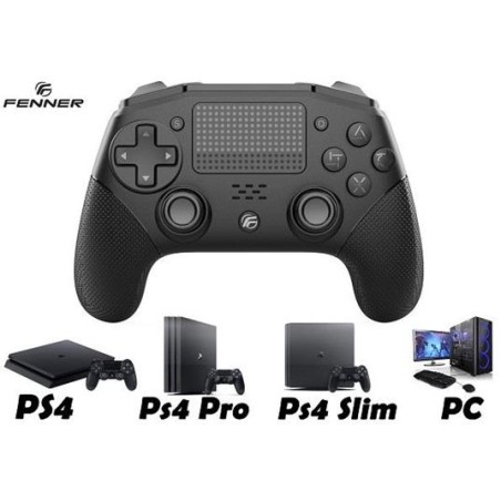 CONTROLLER WIRELESS COMPATIBILE PER PS4 CON TASTI PROGRAMMABILI E CAVO DI RICARICA INCLUSO