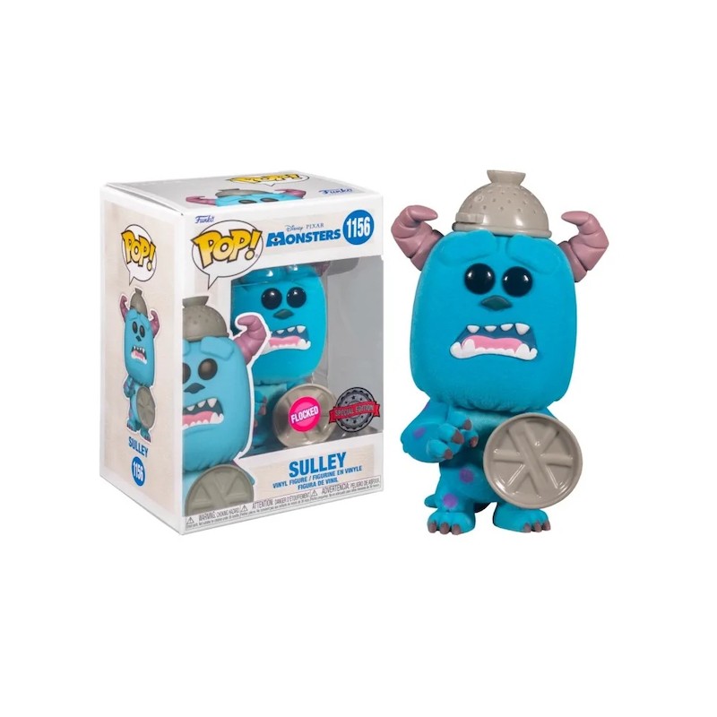 SULLEY DI MONSTERS E CO DISNEY FUNKO POP 1156 FLOCKED SPECIAL EDITION