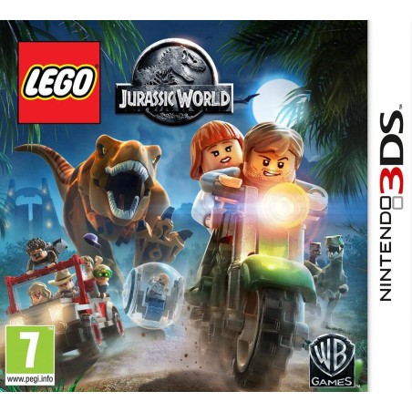 LEGO JURASSIC WORLD CON COPERTINA STAMPATA PER IL 3DS USATO