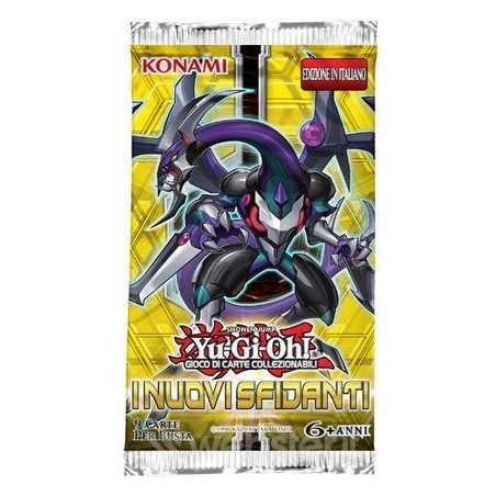 BUSTINA 9 CARTE I NUOVI SFIDANTI YU-GI-OH IN ITALIANO