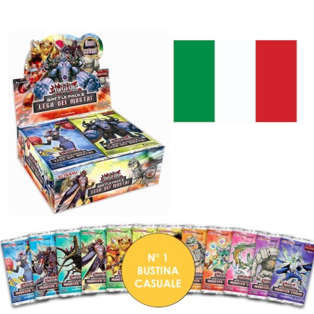 LEGA DEI MOSTRI BATTLE PACK 3 YU-GI-OH 1PZ. BUSTINA DA 5 CARTE