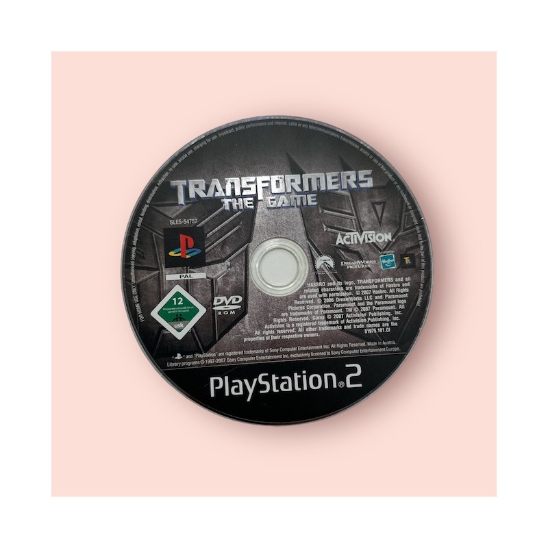 TRANSFORMERS THE GAME PER PS2 USATO