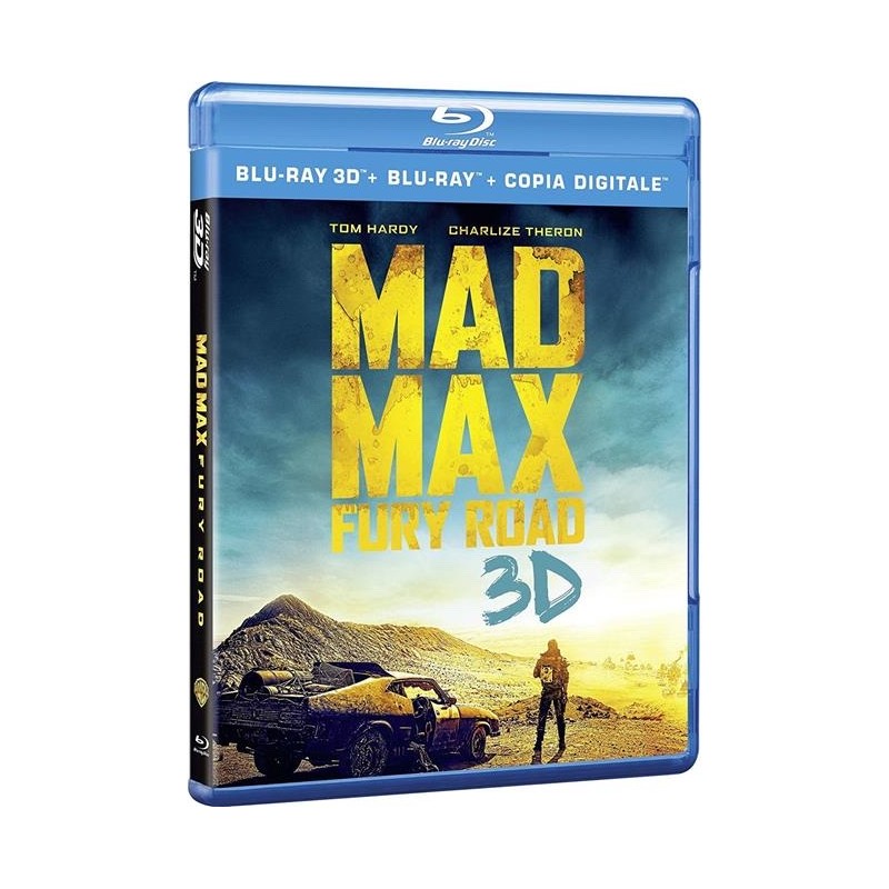 MAD MAX FURY ROAD IN 3D BLU-RAY USATO